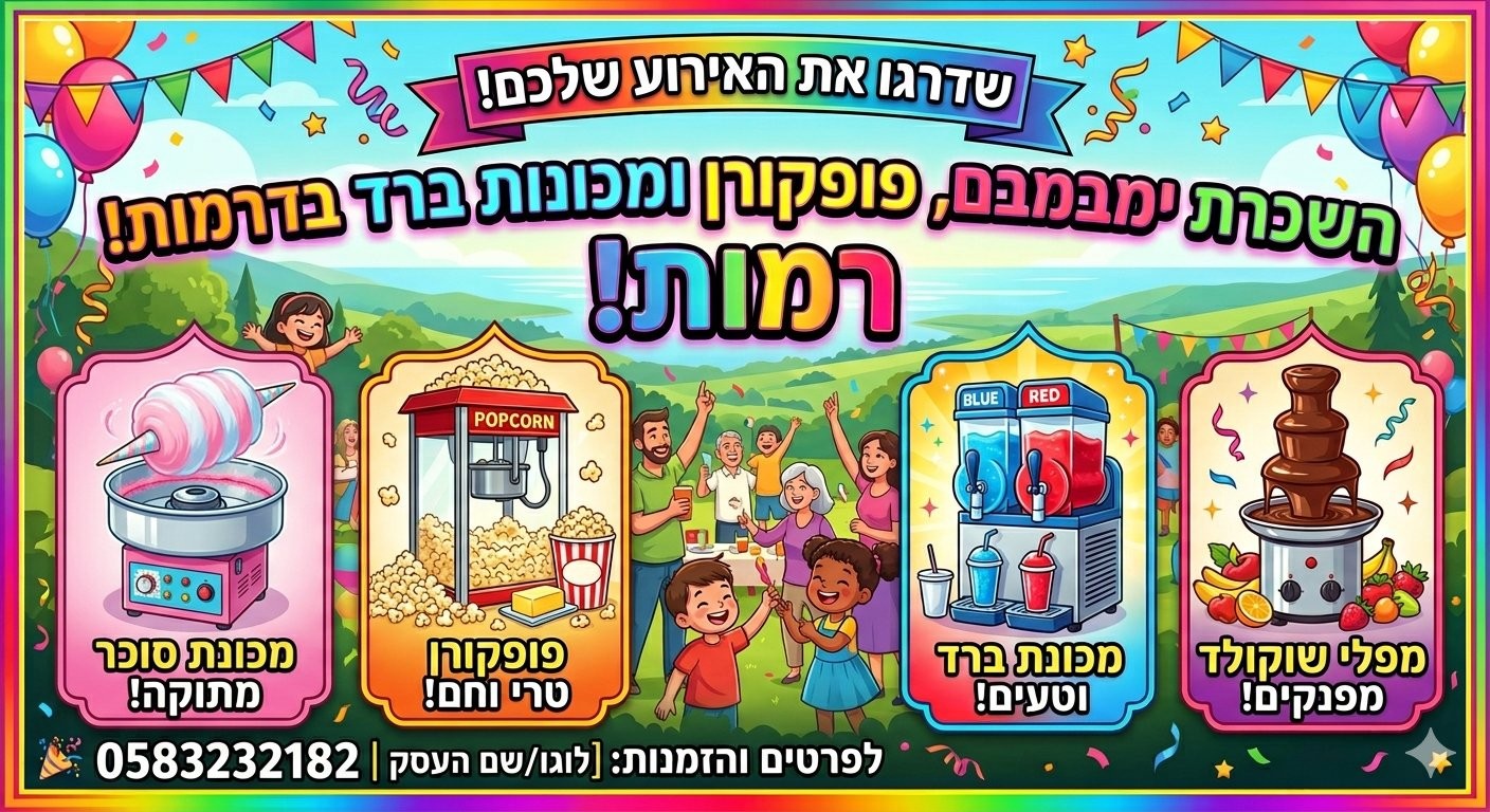 השכרת מכונות